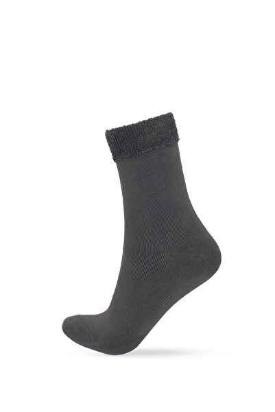 Katia&Bony Дамски хавлиени чорапи в цвят антрацит