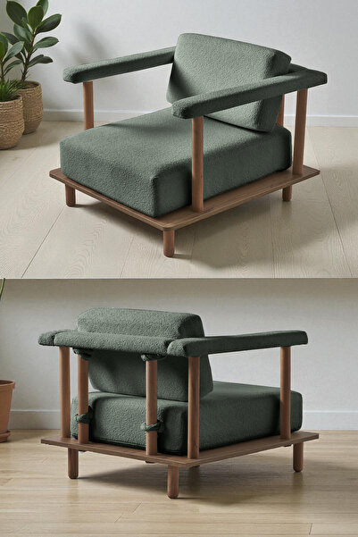 Eymense Pia Tekli Koltuk Yeşil