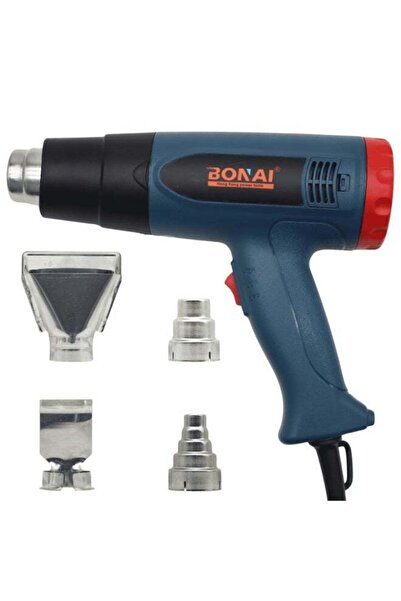 Bonai مسدس حراري كهربائي بقوة 2000 واط مع درجة حرارة قابلة للتعديل
