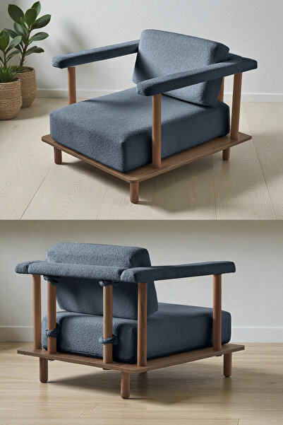 Eymense Pia Tekli Koltuk Lacivert