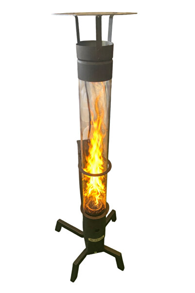 worldcamp ROKET TİPİ PELET SOBA 110CM