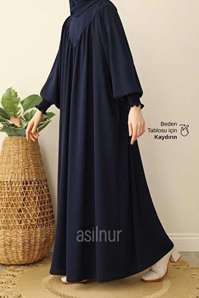 ASİLNUR Irem Dress Navy Blue