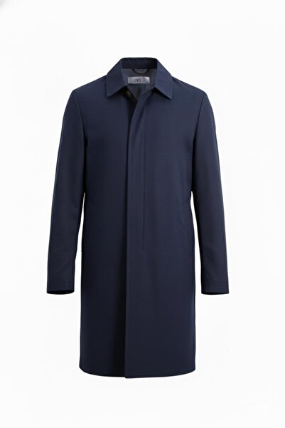 Uki LACİVERT Comfort Fit Trençkot