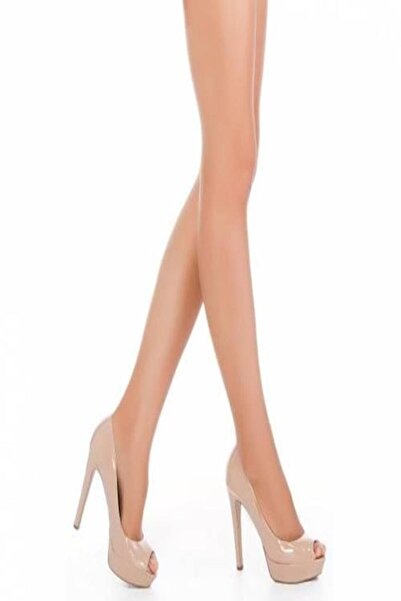 Müjde 6 bucăți de ciorapi subțiri de damă, bej, 20 denari