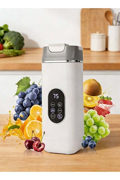 Generic Portable personal blender with 12 stainless steel blades, USB rechargeable, 420ml cup