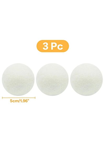 Choice4 5cm X 3 Fleece Dry Kit Ball Reusable Wool Dryer Balls Softener Laundry Washing Machine Accessories H