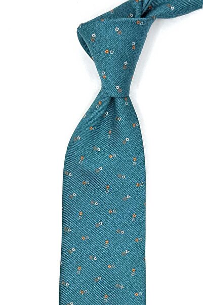 Kravatkolik Πράσινη ιταλική μεταξωτή γραβάτα Sauralta Style IK2214