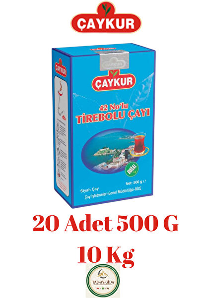 Çaykur 42 No'lu Tirebolu Siyah Mayıs harman Dökme Çay 20 x 500 G