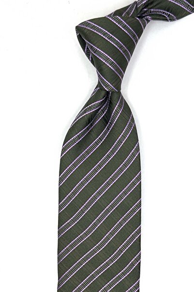 Kravatkolik ربطة عنق من الحرير الإيطالي باللون الأخضر على طراز Ucciani طراز IK2205