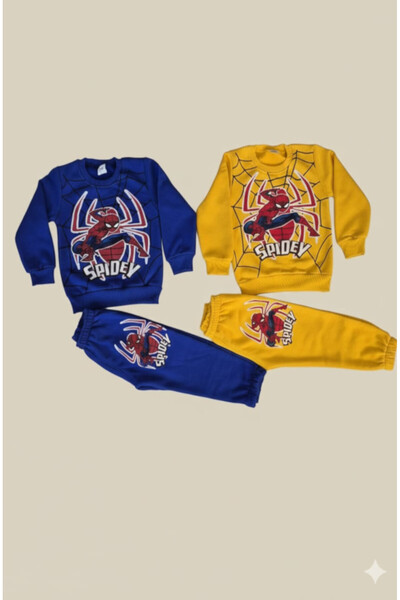 COSBA kids wear Момчешки комплект от 2 части: суитшърт с 3 ленти и панталони ...