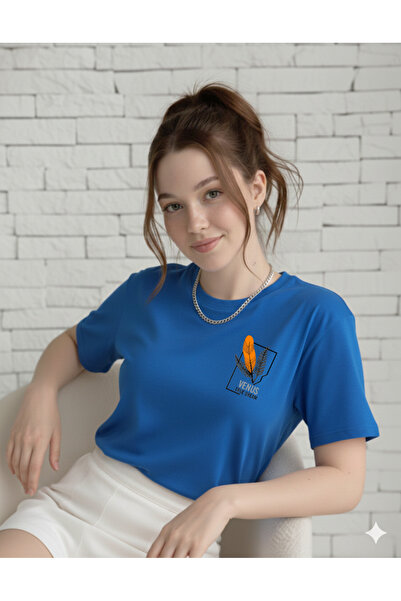 FAVORİST Venus Printed Women's Cotton Crew Neck Tshirt