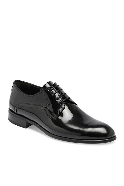 Tergan Siyah Hakiki Rugan Deri Erkek Klasik Ayakkabı - E25S1AY57564-A07