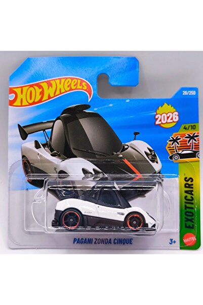 HOT WHEELS Pagani Zonda Cinque 1:64 Diecast Araba (26/250) Exotics 4/10