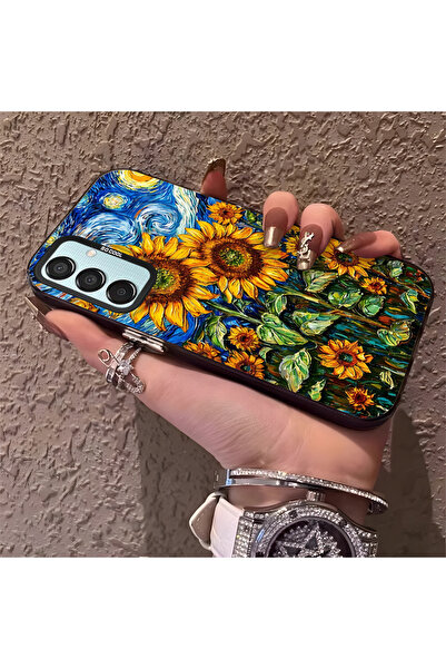 Hontinga حافظة هاتف متوافقة مع سامسونج جالاكسي M15، حماية للكاميرا، ظهر صلب م...