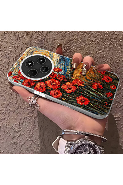 Hontinga حافظة هاتف متوافقة مع هاتف Xiaomi Redmi A4، حماية للكاميرا، ظهر صلب ...