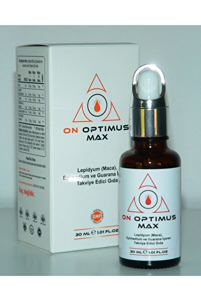 On Optimus MAX Lepidyum, Guarana İçeren Takviye Edici Gıda