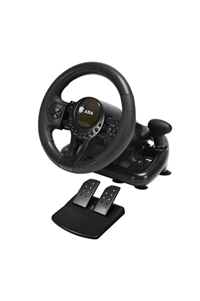 ASA A500 Gaming Steering Wheel - 6-in-1 Universal Racing Wheel