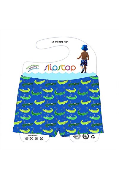 SLIPSTOP Бански за момче с пелена Alligator