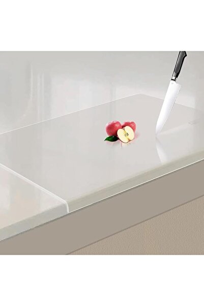 Arabest Clear Cutting Board Non-Slip, Fruit and Vegetable Cutting Board for Countertop Protector,42.5x32.5cm