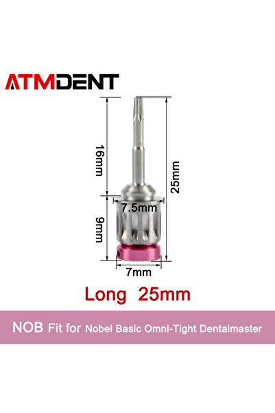 Choice6 مفك عزم دوران عالمي لزراعة الأسنان، قطعة واحدة NOB-L، مفتاح ربط، طقم تركيبات أسنان عالمي، طبيب أسنان
