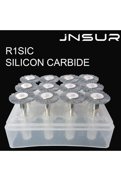 Choice4 مجموعة أدوات تلميع الأسنان R1SIC، 12 قطعة/علبة، مناسبة لأدوات تلميع الأسنان ذات السرعة المنخفضة، طقم حشوات الأسنان المركبة، طب الأسنان، الخزف