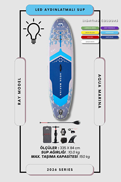 aquamarina Ray 11’0” TPU Şişme Stand Up Paddle Board | LED Aydınlatmalı SUP