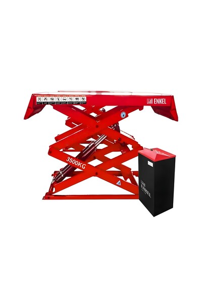 ENKEL MAKİNA Araç Kaldırma Lifti ( Üreticiden Makaslı 2 Mt Zemin Üstü Lift 3....