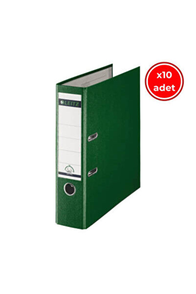 Leitz 180° Папка для документів, 10 штук, пластикова, широка, розмір А4, зелена