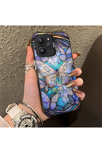 Hontinga حافظة متوافقة مع هاتف Xiaomi Redmi 12 4G، حافظة صلبة مضادة للسقوط، ح...