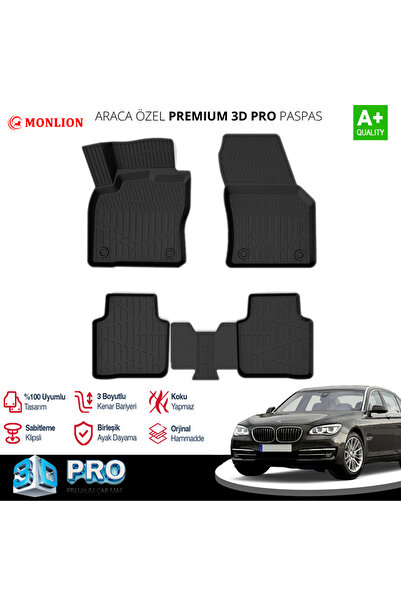 Monlion Bmw 7 Serisi F01 3D Pro Havuzlu Paspas 2008-2015