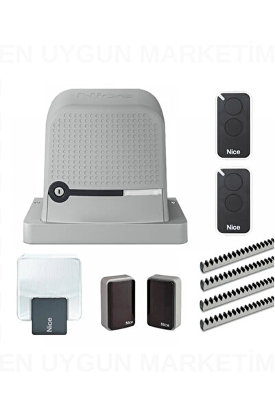 NİCE Robo 600 Sürgülü Otomatik Yana Kayar Bahçe Garaj Kapısı Motoru Seti