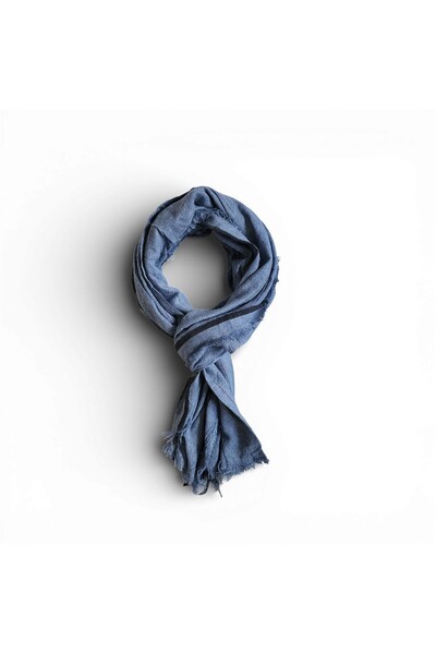 Hedea Twilight Blue Cashmere Shawl