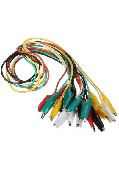 Genel Markalar Krokodil Kablo Timsah Ağızlı Klips 10 adet