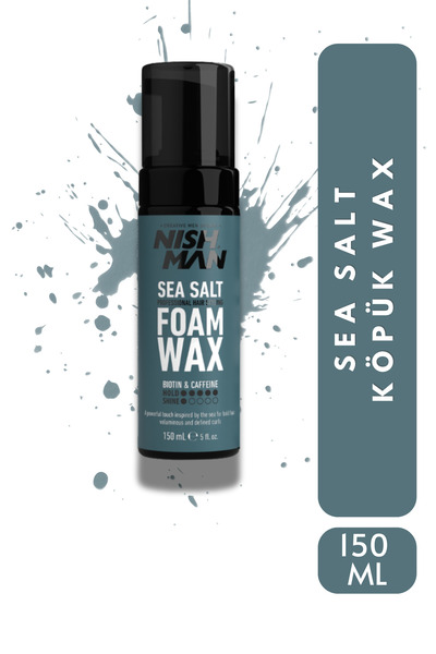 NISHMAN SEA SALT KÖPÜK WAX HACİM VERİCİ BUKLE BELİRGİNLEŞTİRİCİ 150 ML