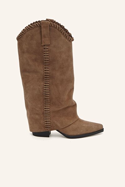 MARCATELLI VİZON SÜET Western Çizme