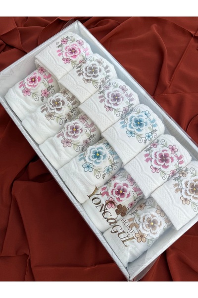 Yoncagül analı kızlı havlu seti