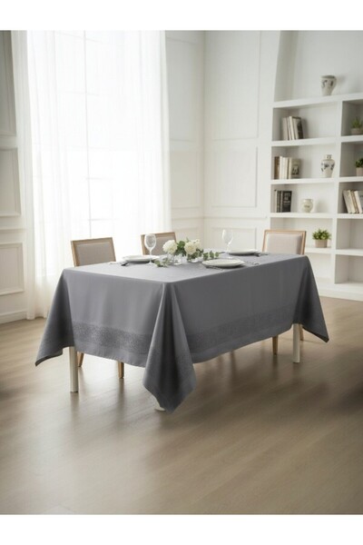 EVDEKİPERİ Jumbo Water Roof 160×220 Tablecloth – Care-Free, Stain-Resistant, Waterproof