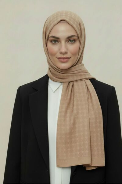 Karaca Eşarp VERA DESENLİ YÜN İPEK ŞAL