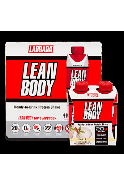 Lean Body مشروب بروتين جاهز للشرب (8.45 أونصة) عبوة من 16 قطعة بنكهة الشوكولاتة