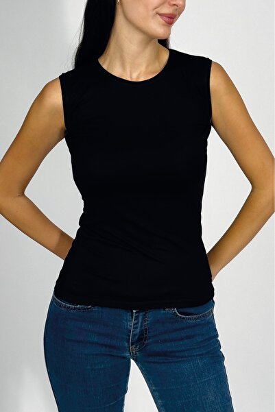 Ventuno Giyim Women's Zero Sleeve Sleeveless Sports Stretch Fabric Undershirt Badi Body