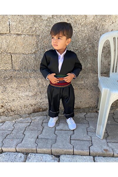 MODA Erkek-Kız Çocuk Yöresel Botani Şal U Şepik Puşi Hediyeli