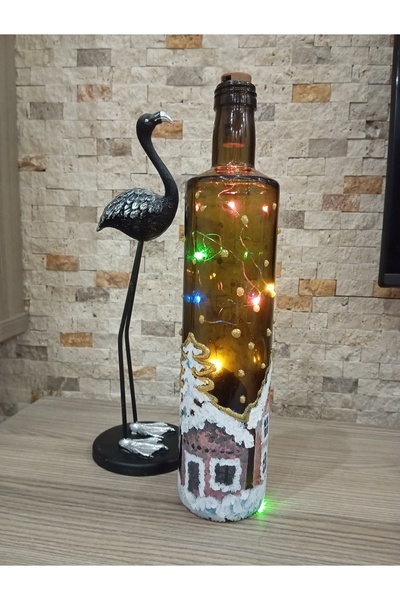 Led Ledli ışık, Yeniyil, Yılbaşı, Ev, El yapımı, Şişe Mantar, Parti,
