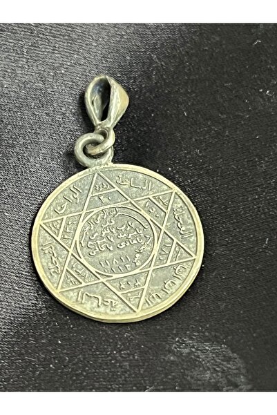 velvet gümüş 925 ayar Süleyman mührü kolye ucu