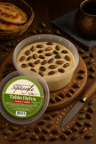 Erdem Sepetçioğlu Antep Fıstıklı Kürek Tahin Helva 700G