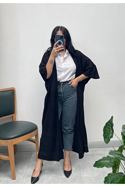 NİSUM MODA Knitwear Look Short Sleeve Cardigan