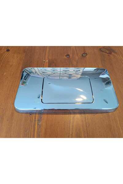 VitrA GÖMME REZERVUAR KUMANDA PANELİ BÜYÜK BUTON DURDURMALI PARLAK KROM RENK ...