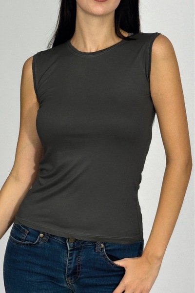 Ventuno Giyim Women's Zero Sleeve Sleeveless Sports Stretch Fabric Undershirt Badi Body