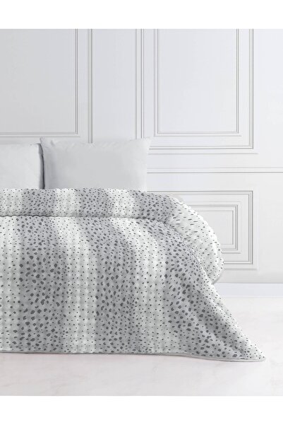 Bella Home Harmony Double Plush Blanket - 220X240 cm - Original Boxed Madrian Gray