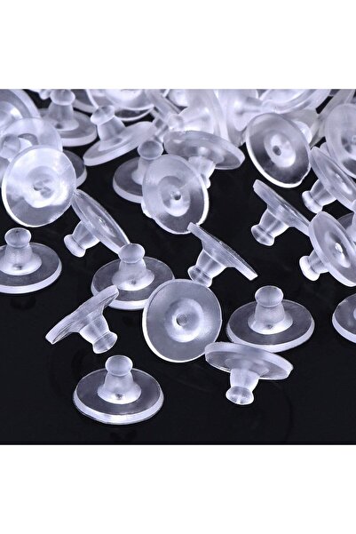 KASTWAVE Earring Backings, Silicone Earring Backs with Pad, Rubber Earring Back Replacement, Soft Je