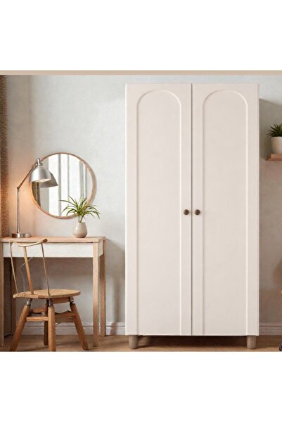 comiet Soprano ayaklı tasarım 2 kapak MDF Gardırop